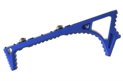 Strike Industries Link Curve Foregrip for KeyMod & M-Lok (Blue) - Detail Image 2 © Copyright Zero One Airsoft