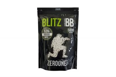 ZO Blitz BB 0.20g 5000rds (White) - Detail Image 1 © Copyright Zero One Airsoft
