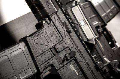 Evolution AEG Carbontech Ghost PDW EMR-S with ETU (Black) - Detail Image 14 © Copyright Zero One Airsoft