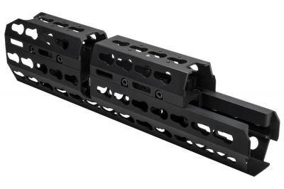 NCS KeyMod Handguard for AK Extended - Detail Image 2 © Copyright Zero One Airsoft