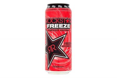 PM99 Rockstar Freeze Energy Drink Frozen Watermelon - Detail Image 1 &copy; Copyright Zero One Airsoft