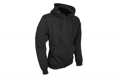 Viper Tactical Zipped Hoodie (Black) - Size Medium - Detail Image 1 © Copyright Zero One Airsoft