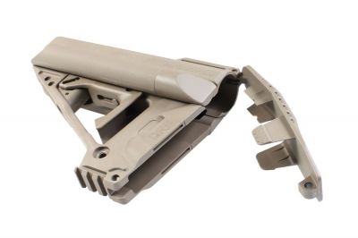 VFC Quick Response System Stock for M4 (Tan) - Detail Image 3 © Copyright Zero One Airsoft