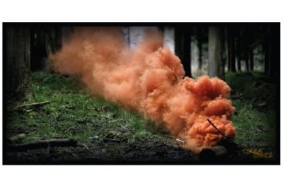Enola Gaye Twin Vent Burst Wire Pull Smoke (Orange) Box of 10 (Bundle) - Detail Image 3 © Copyright Zero One Airsoft