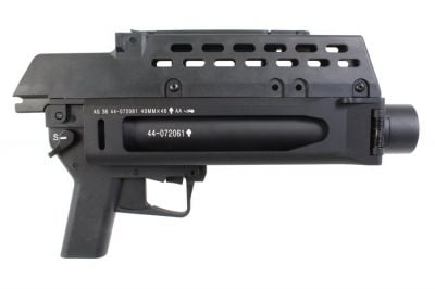 S&T Undermount Grenade Launcher for G39 (Black) - Detail Image 2 © Copyright Zero One Airsoft