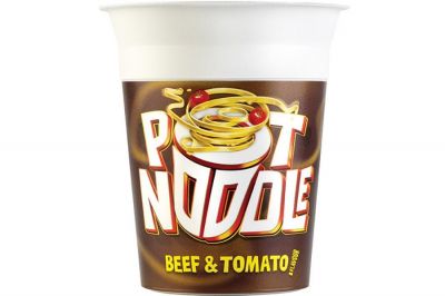 Pot Noodle Beef & Tomato - Detail Image 1 © Copyright Zero One Airsoft