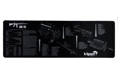 Viper Gun Mat - AR15 - Detail Image 1 © Copyright Zero One Airsoft