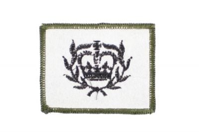 Helmet Rank Patch - WO2 RQMS (Subdued) - Detail Image 2 © Copyright Zero One Airsoft