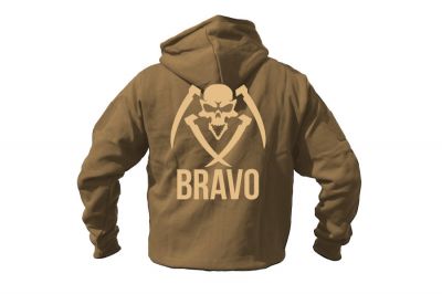 ZO Combat Junkie Special Edition NAF 2018 'Bravo' Viper Zipped Hoodie (Coyote Tan) - Detail Image 3 © Copyright Zero One Airsoft