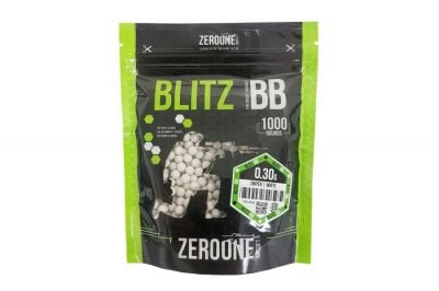 ZO Blitz Bio BB 0.30g 1000rds (White) - Detail Image 1 © Copyright Zero One Airsoft