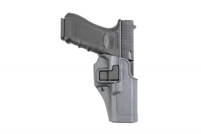BlackHawk Sportster GMG Serpa Holster for Glock 17/22/31 Right Hand (Black) - Detail Image 2 © Copyright Zero One Airsoft