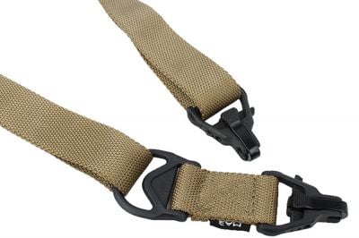 ZO MA3 Multi-Mission Sling (Coyote) - Detail Image 2 © Copyright Zero One Airsoft