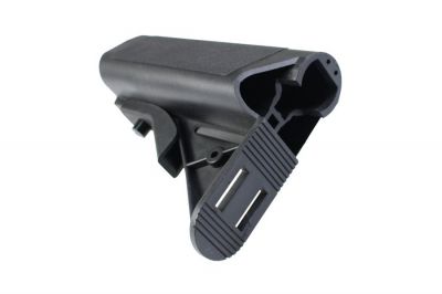 A&K PTW Type Crane Stock for PTW/STW M4 (Black) - Detail Image 2 © Copyright Zero One Airsoft