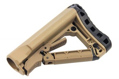 G&G M4 GOS-V3 Stock (Tan) - Detail Image 1 &copy; Copyright Zero One Airsoft