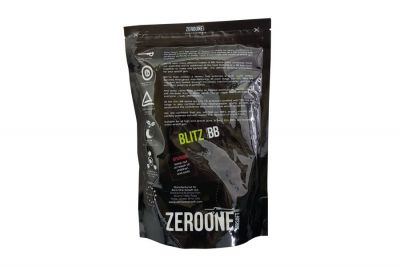 ZO Blitz Bio BB 0.25g 5000rds (White) Box of 10 (Bundle) - Detail Image 3 © Copyright Zero One Airsoft