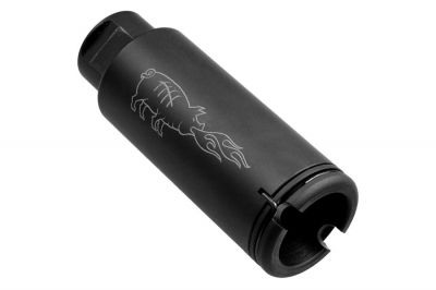MadBull Noveske KX5 Sound Amplifying Flash Hider 14mm CCW - Detail Image 1 © Copyright Zero One Airsoft