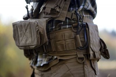 TF-2215 Admin Pouch (Coyote) - Detail Image 2 © Copyright Zero One Airsoft