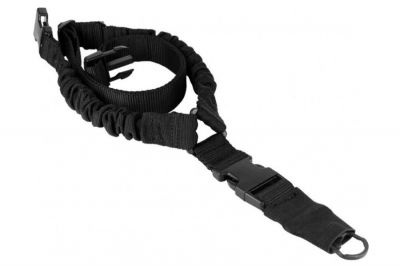 Aim Top Tactical Single Point Sling (Black) - Detail Image 1 © Copyright Zero One Airsoft