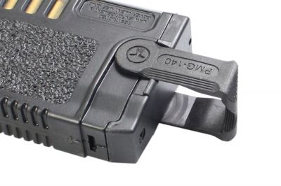 Ares AEG Mag for M4 140rds (Black) - Detail Image 3 © Copyright Zero One Airsoft