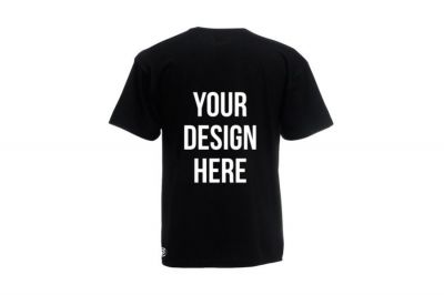 ZO Combat Junkie T-Shirt 'Your Design Here' - Detail Image 4 © Copyright Zero One Airsoft