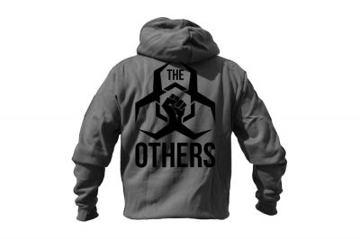 ZO Combat Junkie Special Edition NAF 2018 'The Others' Viper Zipped Hoodie Titanium (Grey) - Detail Image 2 © Copyright Zero One Airsoft