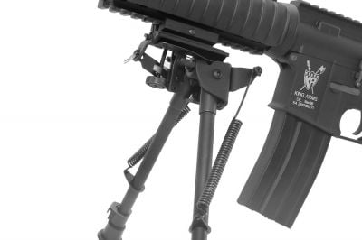 King Arms Spring Eject Bipod 7" - Detail Image 3 © Copyright Zero One Airsoft