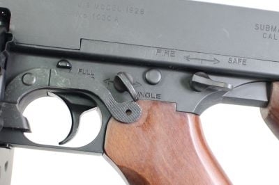 King Arms AEG M1928 Chicago (Real Wood) - Detail Image 5 © Copyright Zero One Airsoft