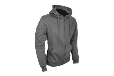 Viper Tactical Zipped Hoodie Titanium (Grey) - Size Medium - Detail Image 1 &copy; Copyright Zero One Airsoft