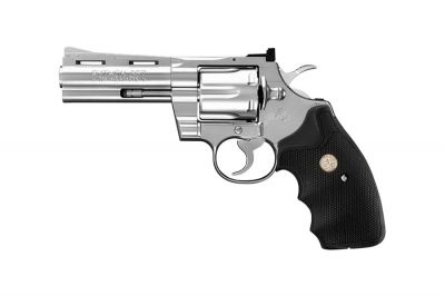 Tokyo Marui Gas Colt Python 4 Inch Silver - Detail Image 1 &copy; Copyright Zero One Airsoft