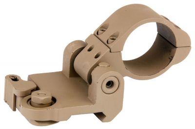 101 Inc Flip-to-Side Mount with QD (Tan) - Detail Image 2 © Copyright Zero One Airsoft