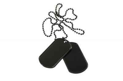 Viper Dog Tags (Black) - Detail Image 1 © Copyright Zero One Airsoft