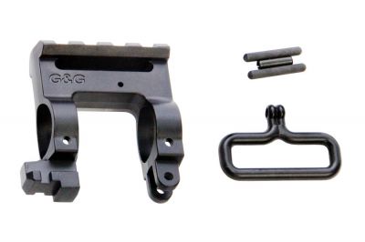 G&G RIS Gas Block with Sling Mount - Detail Image 1 © Copyright Zero One Airsoft