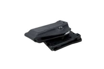 Kydex Single Mag Pouch for G17 (Black) - Detail Image 1 © Copyright Zero One Airsoft