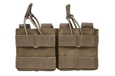 NCS VISM MOLLE Double Mag Pouch for .308 & 7.62 (Tan) - Detail Image 1 © Copyright Zero One Airsoft