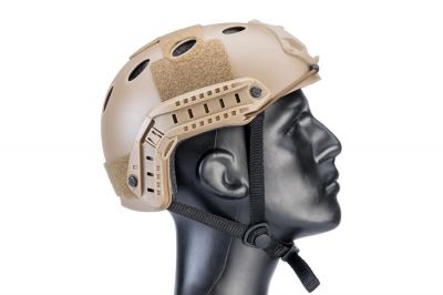 Emerson Type PJ Bump Helmet (Dark Earth) - Detail Image 4 © Copyright Zero One Airsoft