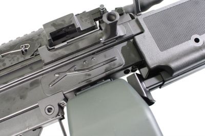 A&K AEG M249 MX1 (Black) - Detail Image 3 © Copyright Zero One Airsoft