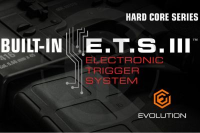 Evolution AEG Carbontech Ghost AMP EMR-L with ETU (Black) - Detail Image 17 © Copyright Zero One Airsoft