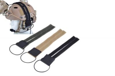 Z-Tactical Helmet Headset Conversion Kit (Olive) - Detail Image 1 © Copyright Zero One Airsoft
