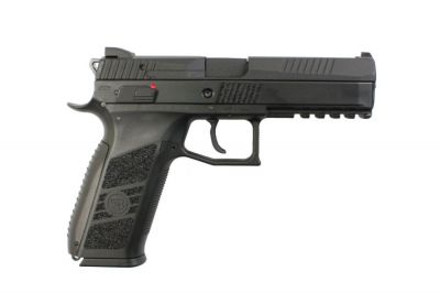 ASG GBB CZ P-09 with Metal Slide & Carry Case (Black) - Detail Image 2 © Copyright Zero One Airsoft