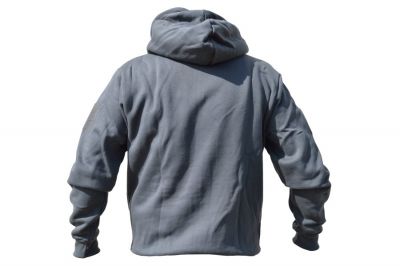 Viper Tactical Zipped Hoodie Titanium (Grey) - Size Extra Extra Large - Detail Image 1 © Copyright Zero One Airsoft