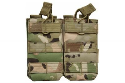 Viper MOLLE Quick Release Double Mag Pouch (MultiCam) - Detail Image 1 © Copyright Zero One Airsoft