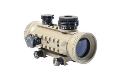 ZO 1x30 Tactical Red Dot Sight (Dark Earth) - Detail Image 1 © Copyright Zero One Airsoft