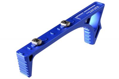 Strike Industries Link Curve Foregrip for KeyMod & MLock (Blue) - Detail Image 3 © Copyright Zero One Airsoft