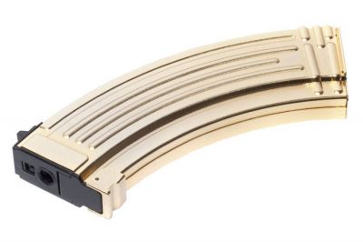 G&G AEG Mag for AK 600rds (Gold) - Detail Image 2 © Copyright Zero One Airsoft