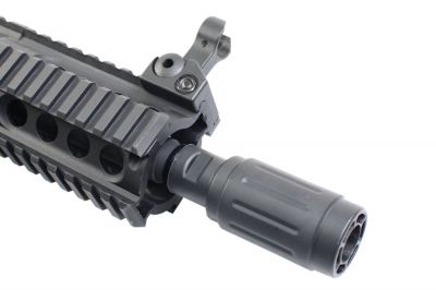 King Arms AEG PDW 9mm SBR Shorty (Black & Blue) - Limited Edition - Detail Image 3 © Copyright Zero One Airsoft