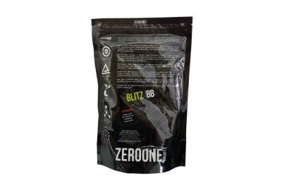 ZO Blitz Bio BB 0.20g 5000rds (White) Carton of 20 (Bundle) - Detail Image 3 © Copyright Zero One Airsoft