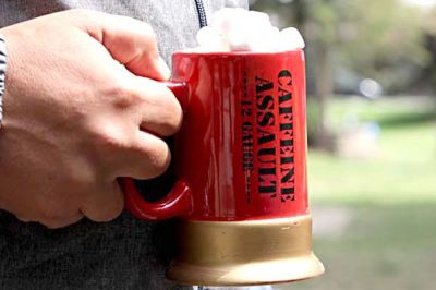 Caliber Gourmet Caffeine Assault 12 Gauge Mug - Detail Image 1 © Copyright Zero One Airsoft