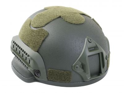 MFH ABS MICH 2002 Helmet (Olive) - Detail Image 8 © Copyright Zero One Airsoft