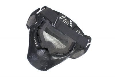 Pirate Arms Commander Mesh Full Face Mask (Black) - Detail Image 3 © Copyright Zero One Airsoft