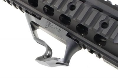 PTS 'Fortis Shift' CNC Aluminium Angled Grip for RIS (Black) - Detail Image 3 © Copyright Zero One Airsoft